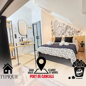  Hébergement de vacances L'abri Du Port By Mrodbnb - Maison Neuve - 25m & Resto - Cine - Cheminee - Popcorn